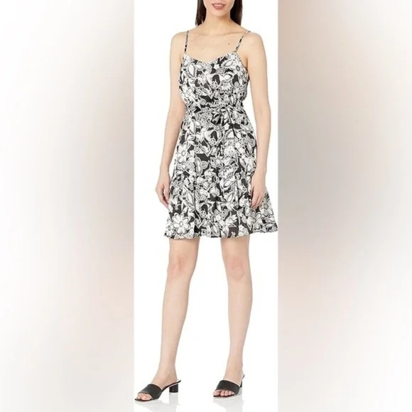 NINE WEST | Jojo Spaghetti Strap Tiered Mini Dress Size XL - Picture 3 of 4